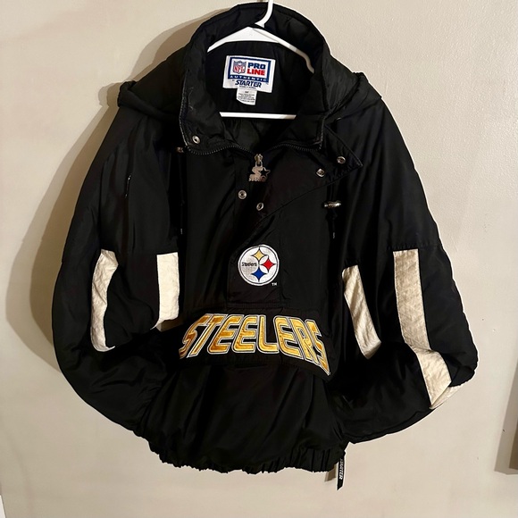 Other - Nfl Pro Line Authentic by Starter Vintage Steelers Pull over Jacket